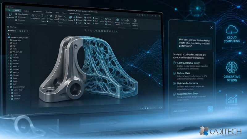 PTC Creo e intelligenza artificiale: cosa cambia nella progettazione CAD